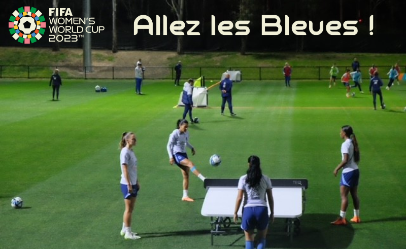 Cheering for Les Bleues!